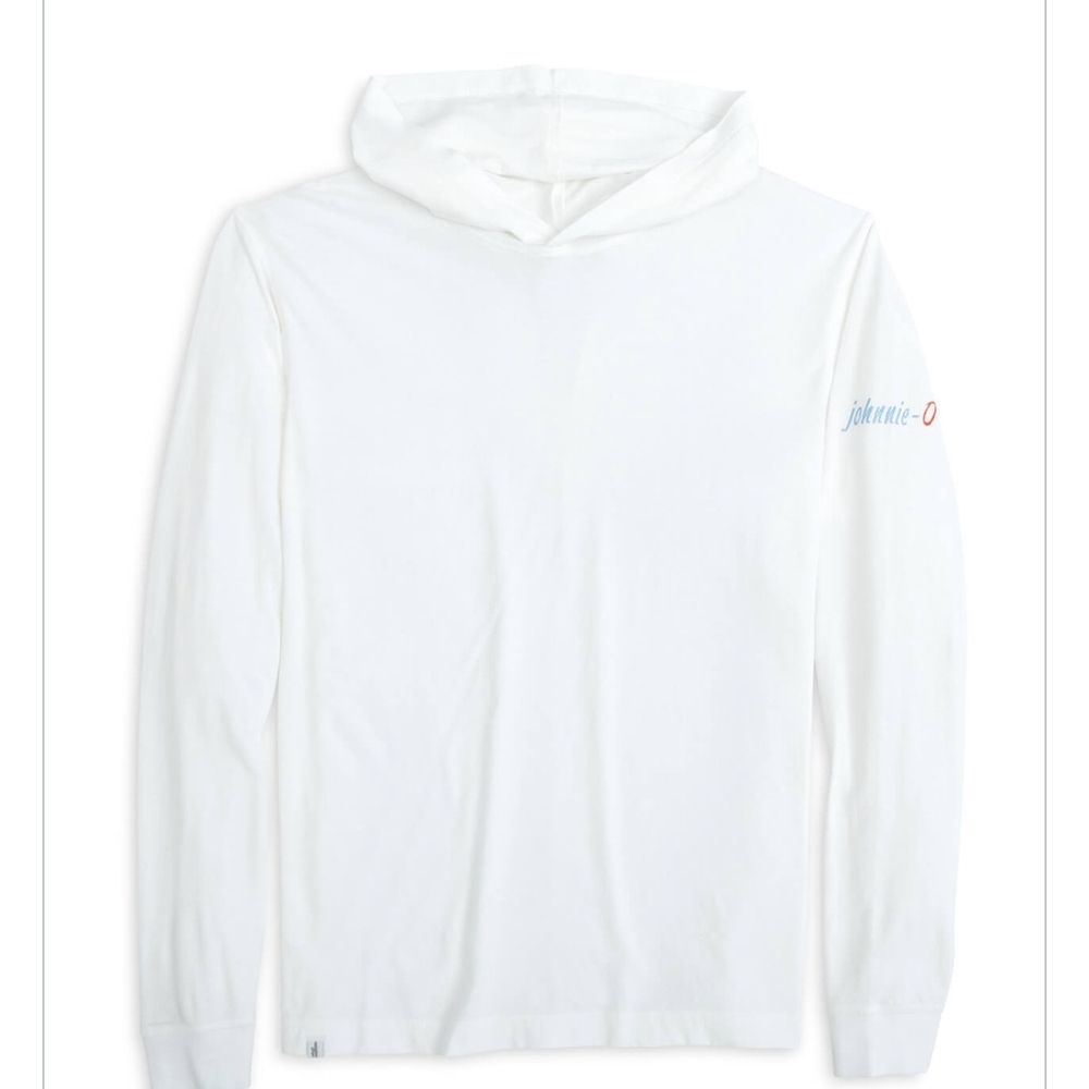 johnnie-O Classic White Hoodie